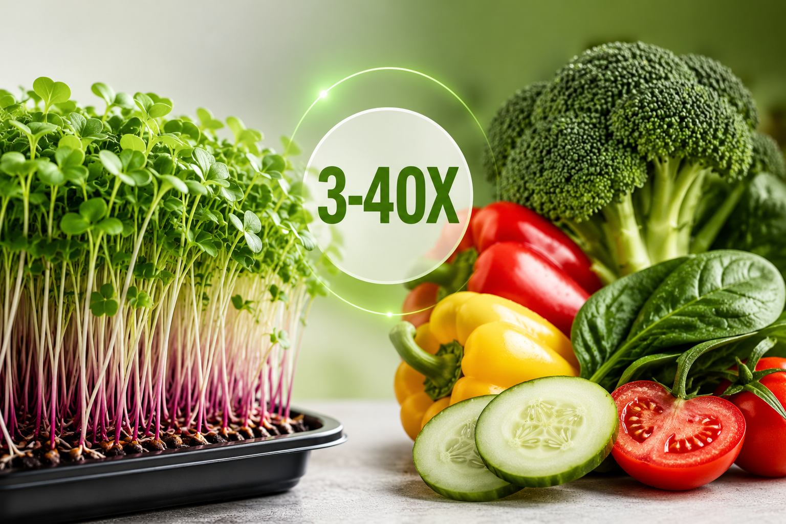 Locally grown microgreens delivery